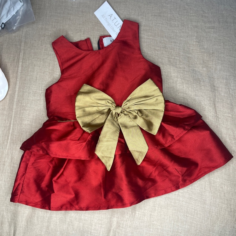Beautiful holiday dress for little girl size 1-2y